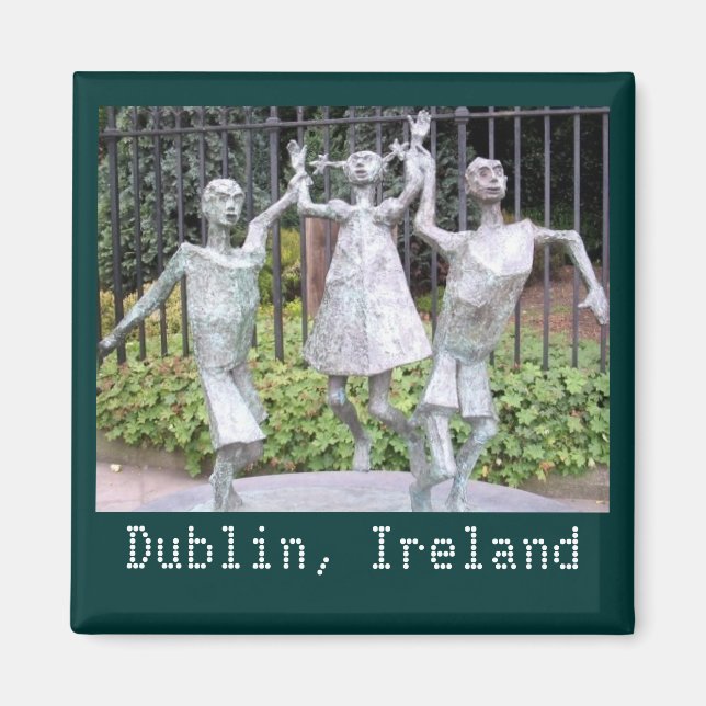 Aimant Statues de Dublin, Irlande (Devant)