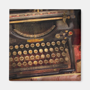 Aimant Steampunk - juste une machine à écrire ordinaire