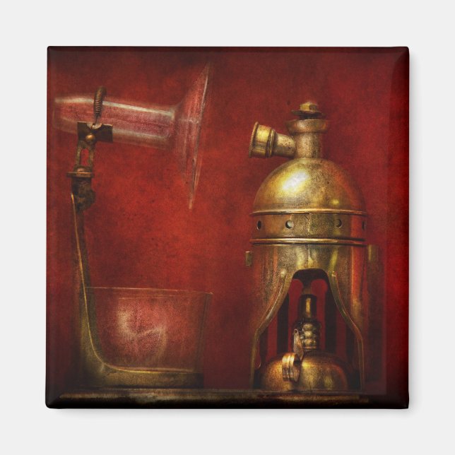 Aimant Steampunk - La Torche (Devant)