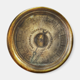 Aimant Steampunk - l'indicateur de pression