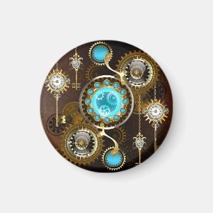 Aimant Steampunk Rusty Background