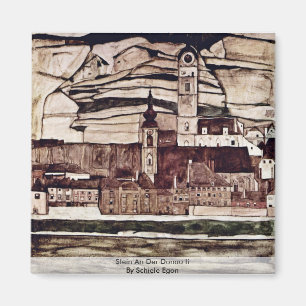 Aimant Stein un Der Donau II par Schiele Egon