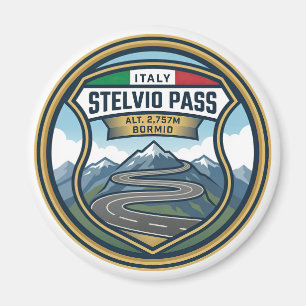 Aimant Stelvio - Col de montagne Italie