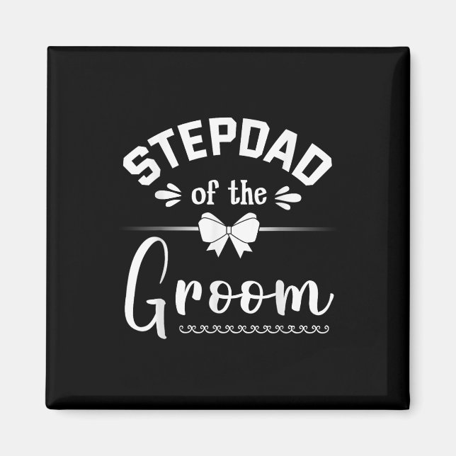 Aimant Stepdad De La Mariée Groom Happy Mariage Marry Hus (Devant)