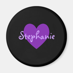 Aimant Stephanie en violet