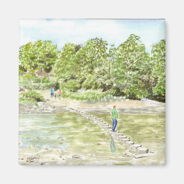 Aimant 'Stepping Stones' (Devant)