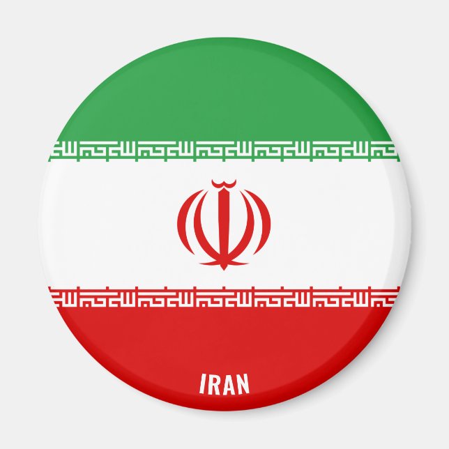 Aimant "Stick It" Charmant Iran patriotique (Devant)