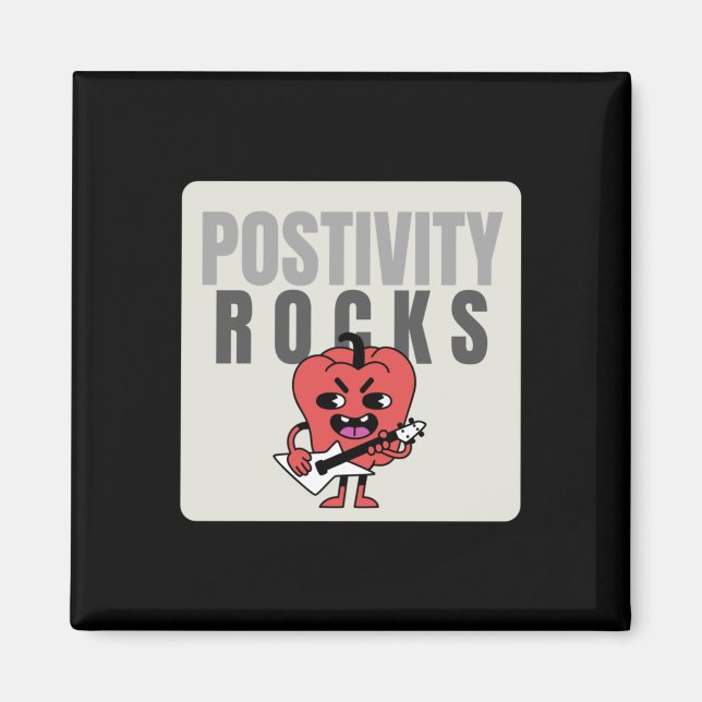 Aimant Sticker à roches de positivité (Devant)