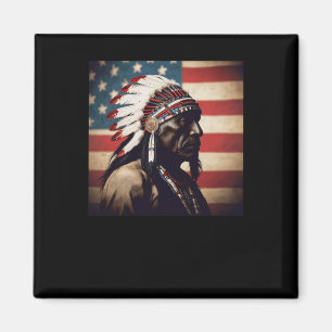 Aimant Sticker en chef indien Seneca3