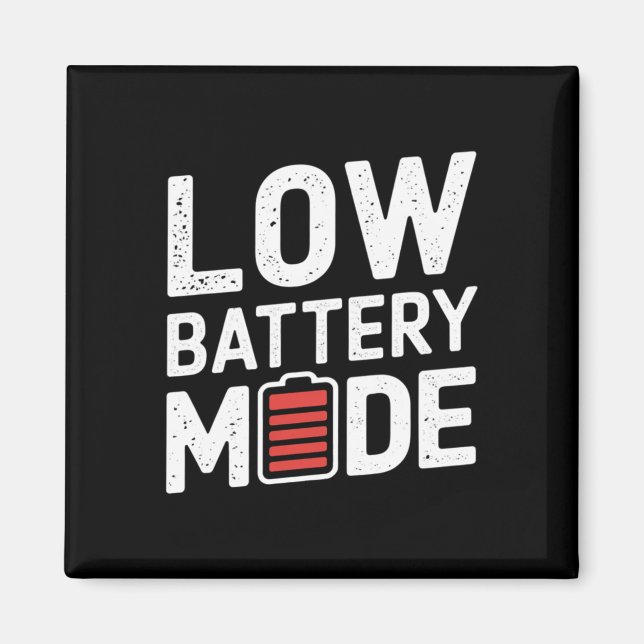 Aimant Sticker en mode batterie basse (Devant)