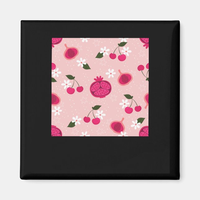 Aimant Sticker Fruit Fruit Fruit Rose Fruit Fleur Faisal (Devant)
