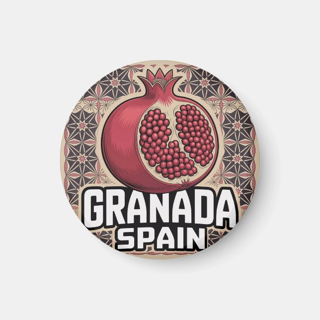 Aimant Sticker Grenade Espagne grenade (Devant)