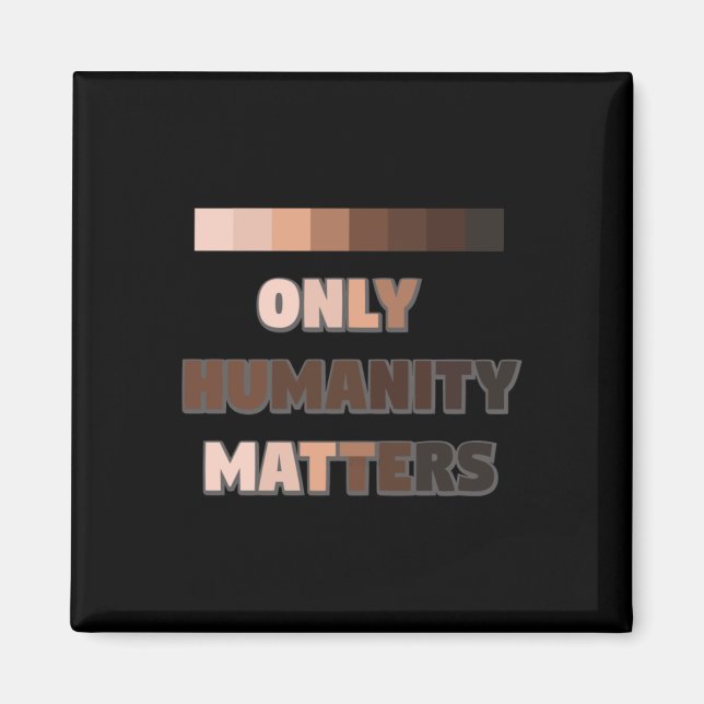 Aimant Sticker Uniquement Humanitaire (Devant)