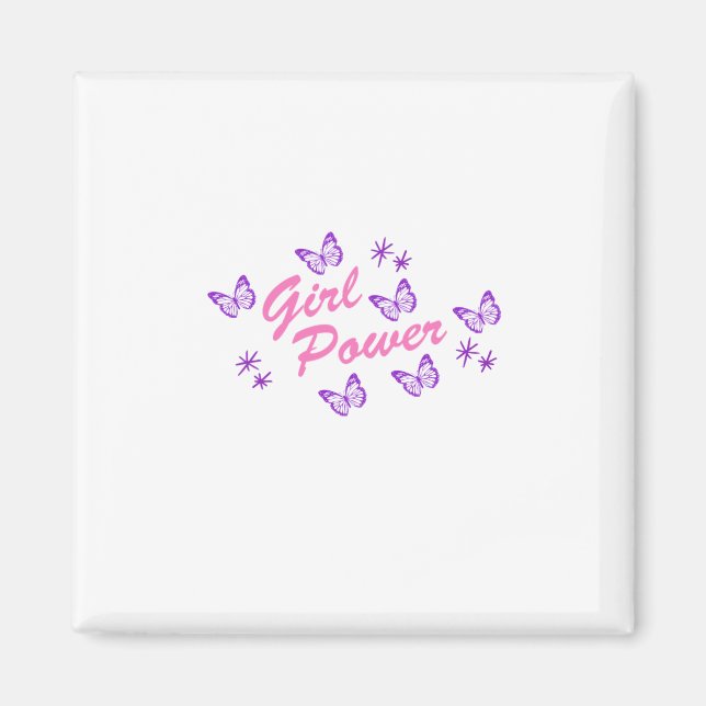 Aimant Stickers Girl Power S (Devant)