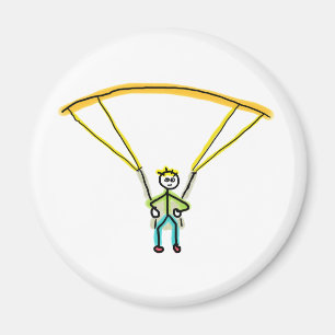 Aimant Stickman Parapente