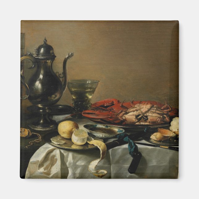 Aimant Still Life, 1643 (huile sur panneau) (Devant)