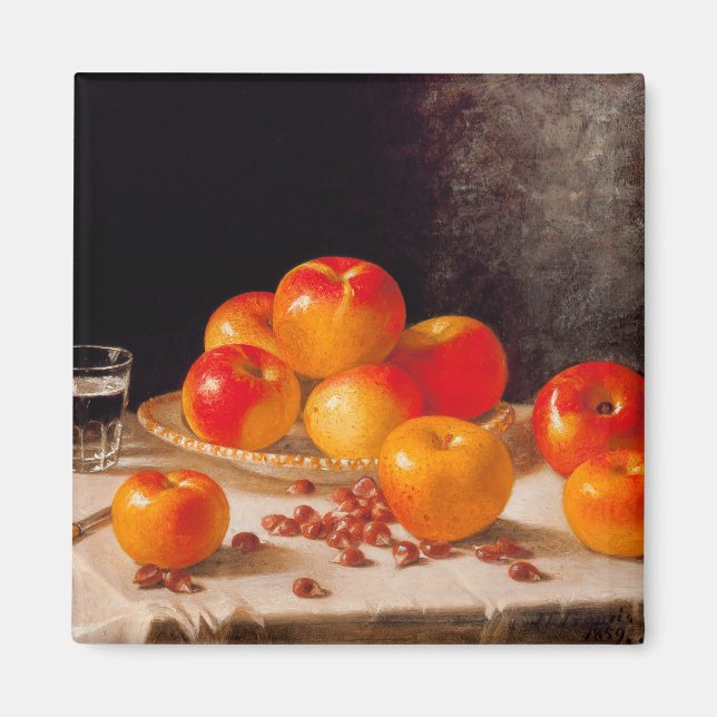 Aimant Still Life, Apples and Chestnuts (Devant)