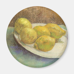 Aimant Still Life Lemons on a Plate by Vincent van Gogh
