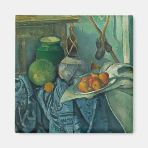 Aimant Still Life with a Ginger Jar and Eggplants,Cezanne