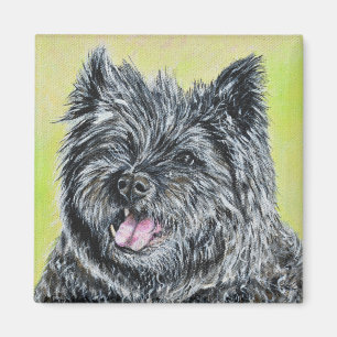 Aimant Stiller the Cairn Terrier Painting