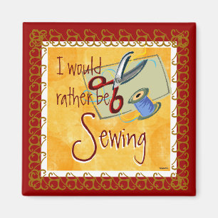 Aimant Stitchers qui mâchent la satire