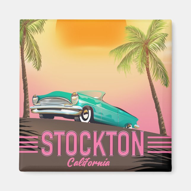 Aimant Stockton Californie États-Unis (Devant)