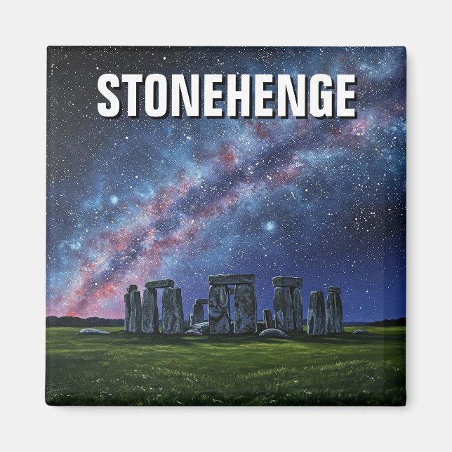 Aimant Stonehenge Angleterre Royaume-Uni Voyage (Devant)