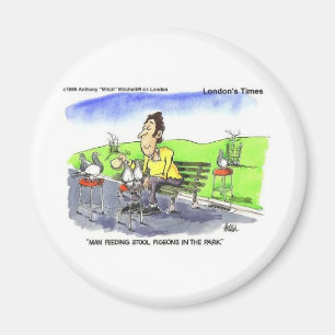 Aimant Stool Pigeons Drôle Cadeaux Tee - shirts et Objets