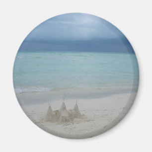 Aimant Stormy Sandcastle Beach Landscape