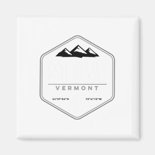 Aimant Stowe Vermont Graphic Vintage Snowboard T