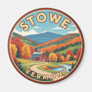 Aimant Stowe Vermont Travel