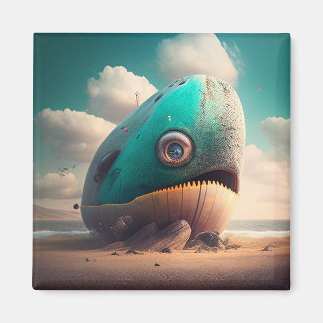 Aimant Strange Whale (Devant)