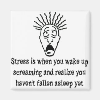 Aimant Stress - Réveillez-vous en hurlant
