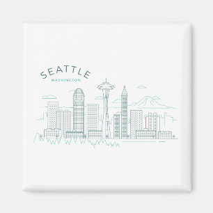 Aimant Stroke Skyline de Seattle