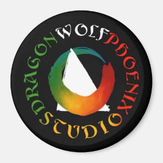 Aimant Studio Dragon Loup Phénix