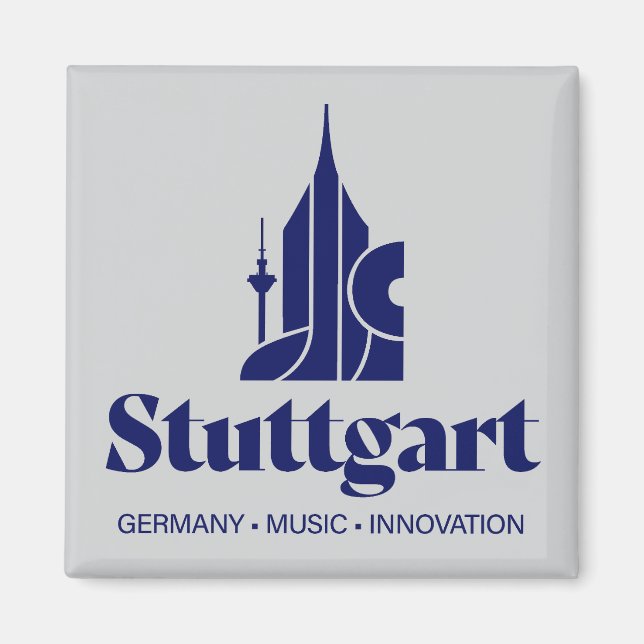 Aimant Stuttgart Allemagne Europe (Devant)