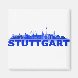 Aimant Stuttgart Stadt Skyline