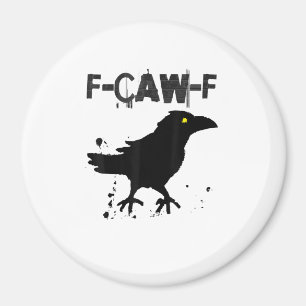 Aimant Style Créatif Humour Corbeau Café Grunge
