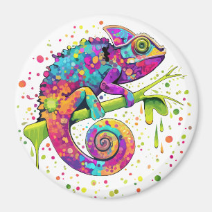 Aimant Style d'aquarelle des teintures Chameleon