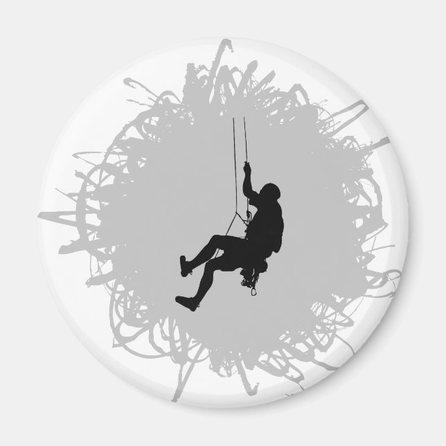 Aimant Style Escalade de montagne Scribble (Devant)