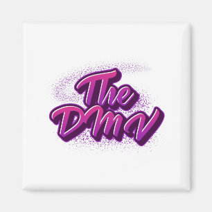 Aimant Style Graffiti DMV (DC, Maryland, Virginie)