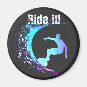 Aimant Style Graffiti Surfer