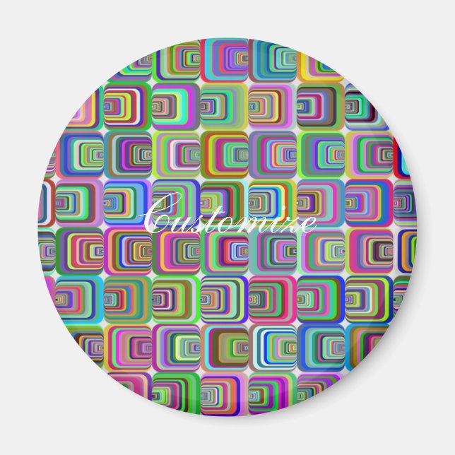 Aimant Style hippie psychédélique super Thunder_Cove (Devant)