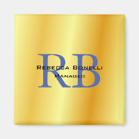 Style Tendance Monogramme Minimaliste Couleur Or U