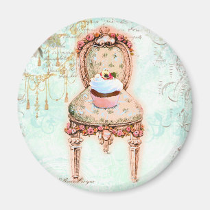 Aimant Style victorien de la Cupcake française