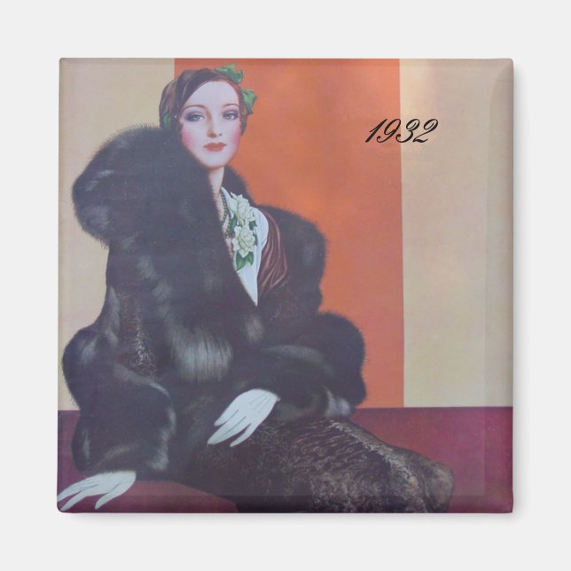 Aimant Style vintage 1932 (Devant)