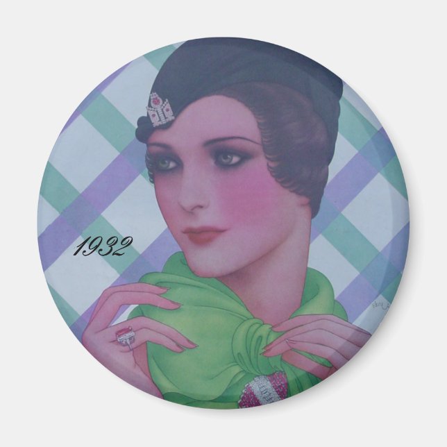 Aimant Style vintage 1932 (Devant)