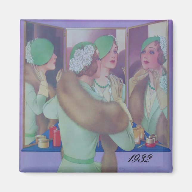 Aimant Style vintage 1932 (Devant)