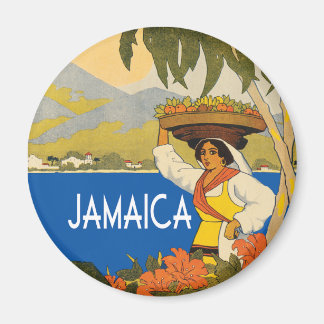 Aimant Style voyage vintage jamaïcain