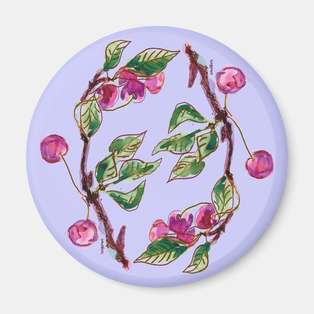 Aimant Succursale de cerise (Devant)